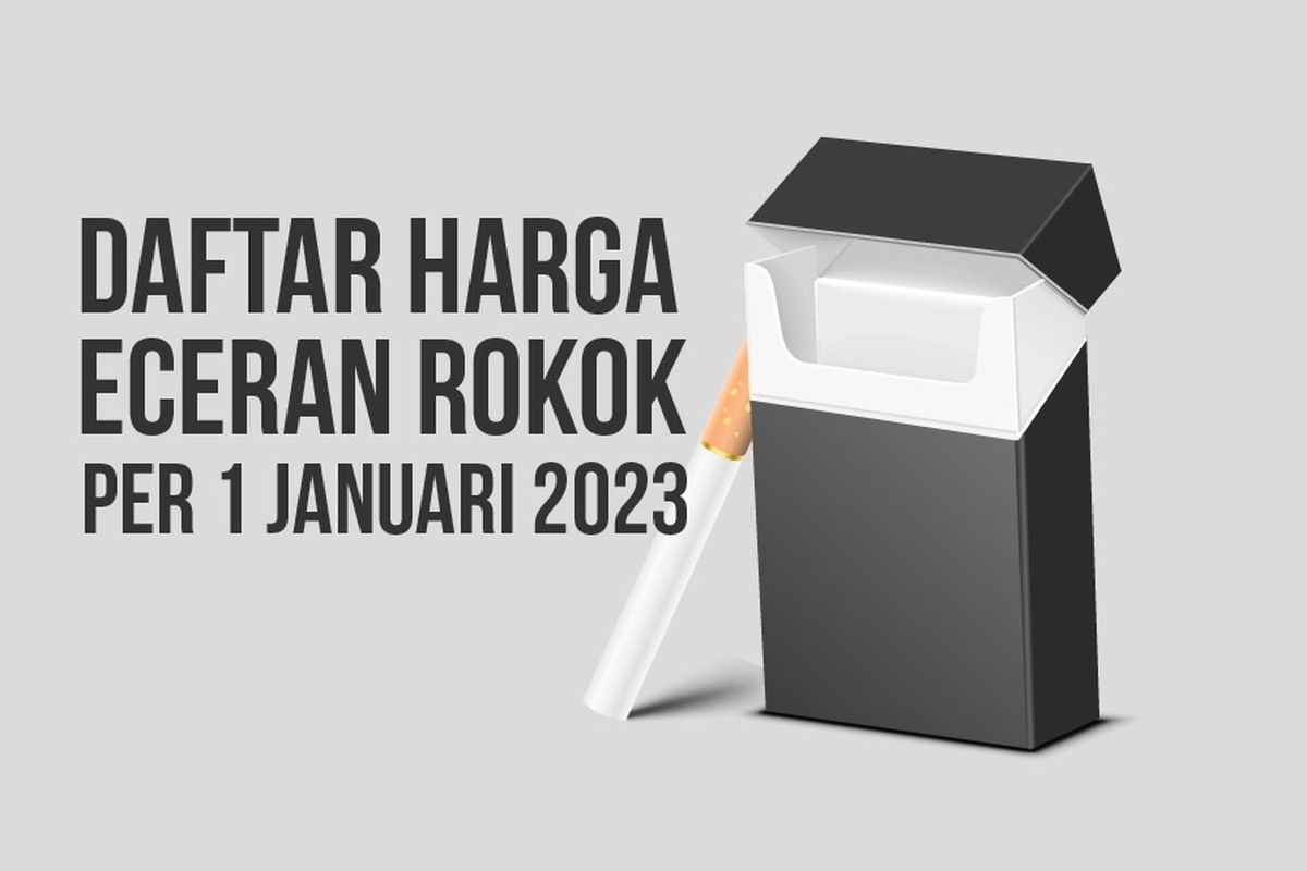 Daftar Harga Eceran Rokok per 1 Januari 2023