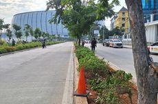 Jalan di Depan KPU Jakut Ditutup imbas Pelaksanaan Rekapitulasi Ulang Hasil Pileg