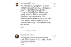 Tunggak Gaji PPPK, Akun IG Pemprov Sulsel Diserang Warganet: 3 Bulan Kami Belum Dibayar