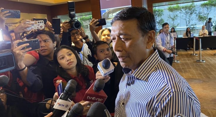 TKN Prabowo-Gibran Gelar Nobar "Quick Count" di Djakarta Theater, Wiranto dan Mentan Amran Sulaiman Hadir