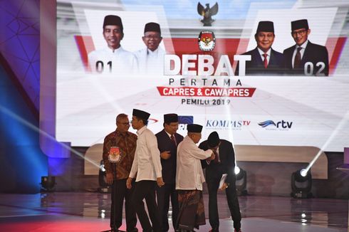 Joget, Pijatan, hingga Contekan, Ini 4 Hal Unik Debat Pilpres 2019