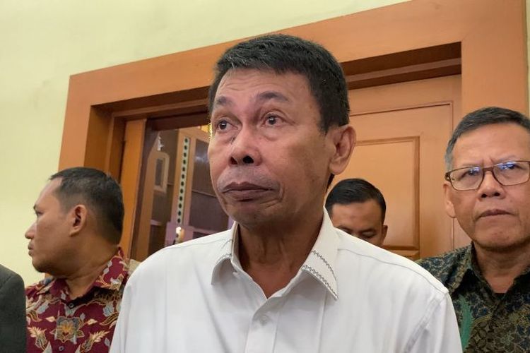 Ketua Sementara Komisi Pemberantasan Korupsi (KPK) Nawawi Pomolango di UIN Syarif Hidayatullah Jakarta, Selasa (14/5/2024).