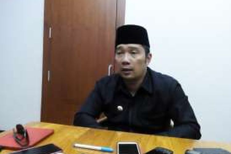 Wali Kota Bandung Ridwan Kamil saat ditemui di Balai Kota Bandung, Senin (15/2/2016)