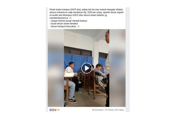 Video seorang oknum dosen di Palopo diduga meminta Rp2.000 kepada mahasiswanya viral. Kasus ini tengah diselidiki pihak kampus.