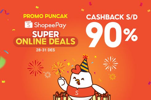 Antimati Gaya Saat Tahun Baru di Rumah, ShopeePay Punya Super Online Deals