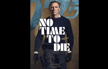 Poster film James Bond: No Time to Die.