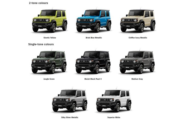 Suzuki merilis foto resmi dari produk SUV terbaru Jimny dan Jimny Sierra