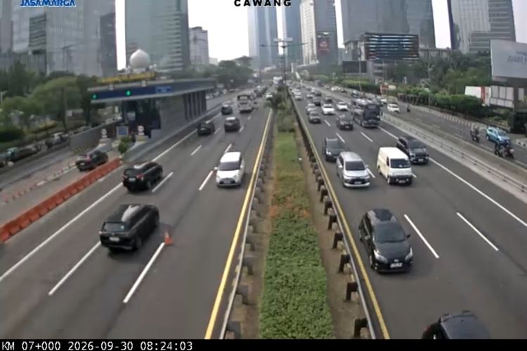 Lalu Lintas Tol Jakarta Pagi Ini, Cawang-Tebet dan Kuningan-Semanggi Padat