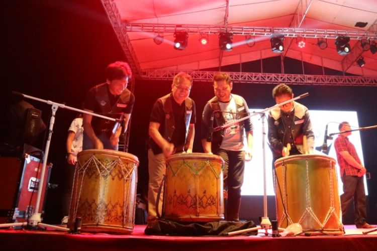 Honda Bikers Day Regional Sumatera dibuka, Sabtu (26/8/2017) malam di Ngarai Sianok, Bukittinggi, Sumatera Barat.