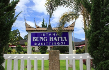 Istana Bung Hatta di Bukittinggi, Sumatera Barat.