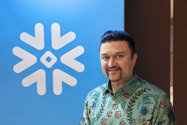 Regional Vice President & Managing Director Southeast Asia Snowflake, Satchit Joglekar, dalam wawancara eksklusif dengan Kompas.com di The St. Regis Jakarta, Jakarta Selatan, Kamis (17/4/2026).