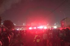 Kebakaran di Kawasan Pasar Gembrong, Arus Lalu Lintas Terputus