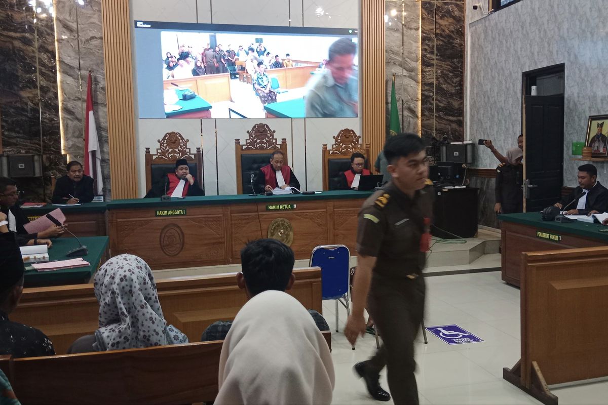 Suasana sidang MDH di Pengadilan Negeri Bangkalan. 