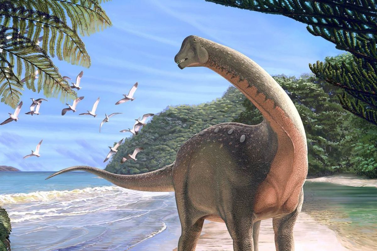 Ilustrasi Mansourasaurus shahinae