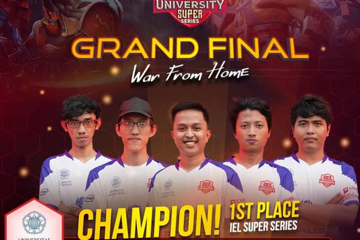 Tim UGM PRIDE berhasil meraih juara pertama pada gim DotA 2 dari gelaran Indonesia Esports League (IEL) University Super Series yang diselenggarakan pada 11-12 Juni 2020 lalu. 