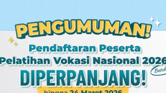 Kemnaker Hapus Batas Tahun Lulus untuk Daftar Pelatihan Vokasi Nasional 2026