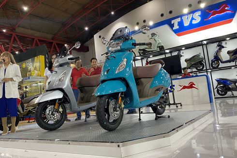 Motor Baru TVS Callisto Intelligo 110 Meluncur di Jakarta Fair 2023
