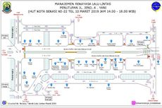 HUT Kota Bekasi di Jalan Jenderal Ahmad Yani, Ini Rekayasa Lalu Lintasnya