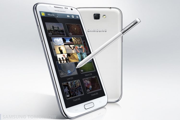 Ilustrasi Samsung Galaxy Note 2 