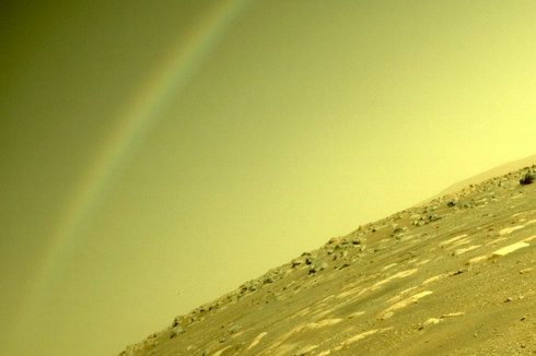 Heboh Munculnya Pelangi di Planet Mars, Ini Penjelasan NASA