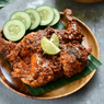 Resep Ayam Taliwang, Santap dengan Plecing Kangkung