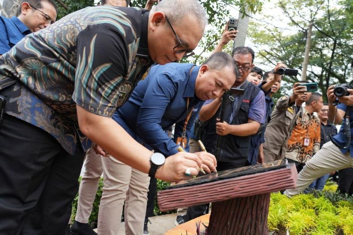 Badan Penyelenggara Jaminan Sosial (BPJS) Kesehatan bersama Pemerintah Kota (Pemkot) Padang meresmikan Taman INISIATIF Sisingamangaraja, Kamis (22/8/2024) 