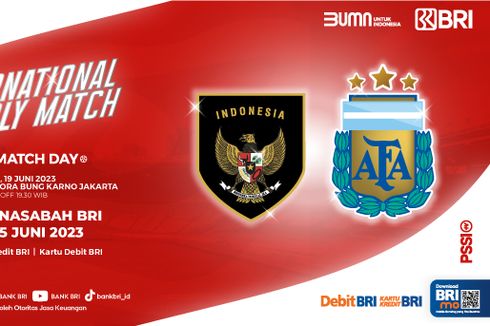 Cara Beli Tiket Indonesia Vs Argentina, Hari Ini Mulai Pukul 12.00 WIB