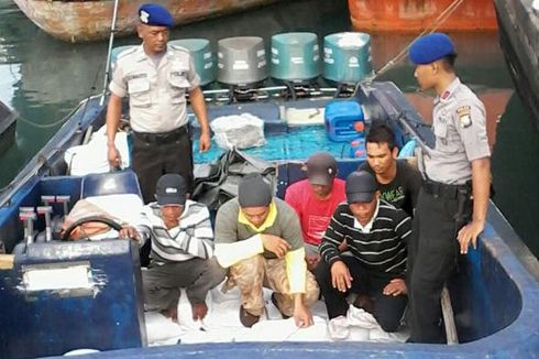 Kapal Penyelundup Pasir Timah Ditangkap di Kepulauan Riau 