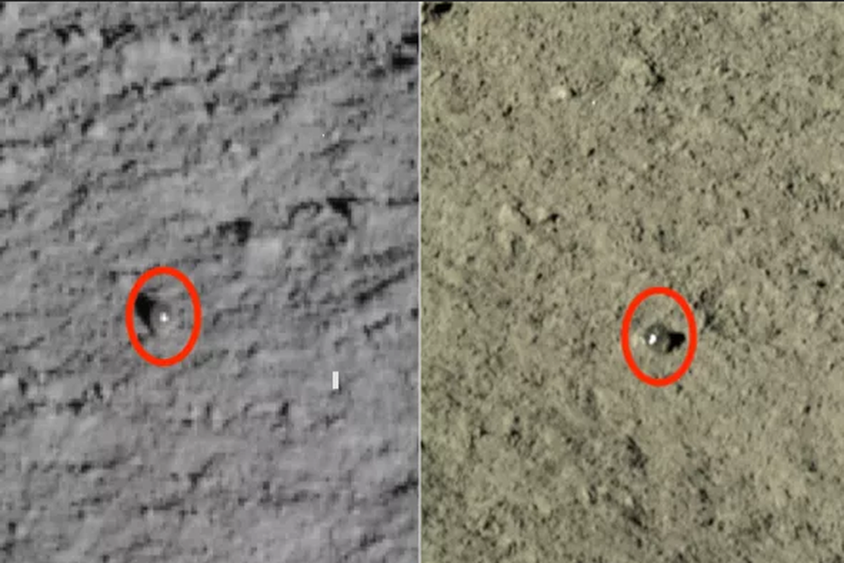 Bola kaca yang ditemukan oleh penjelajah Yutu-2 di sisi jauh Bulan
