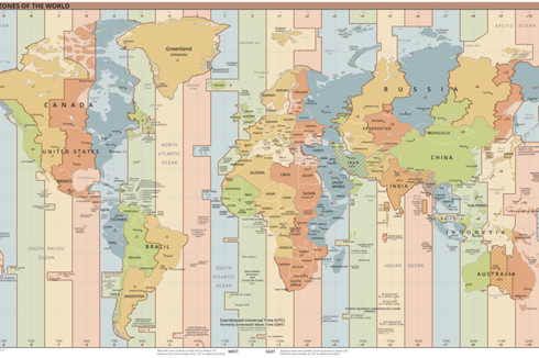 Sejarah Pembagian Zona Waktu di Seluruh Dunia