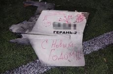Drone Kamikaze Rusia yang Dikirim ke Ukraina Bertuliskan "Selamat Tahun Baru"