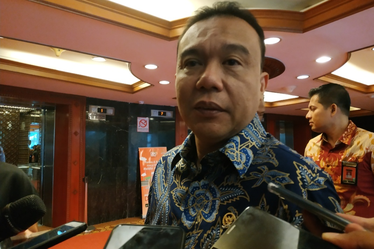 Wakil Ketua Umum Partai Gerindra Sufmi Dasco Ahmad di Kompleks Parlemen, Senayan, Jakarta, Jumat (1/11/2019).