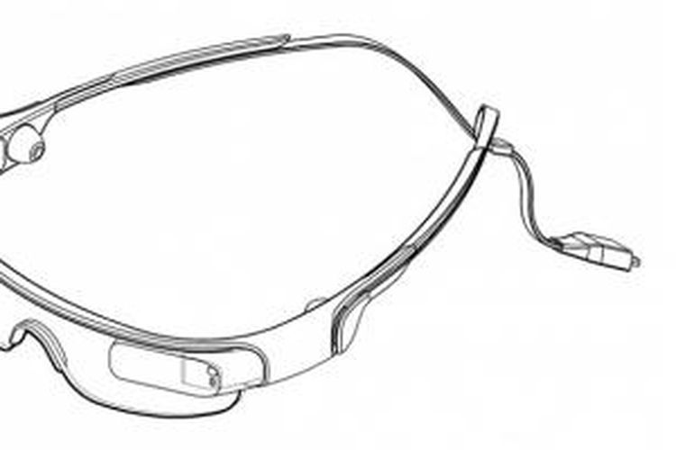 Kacamata pintar dalam dokumen paten Samsung