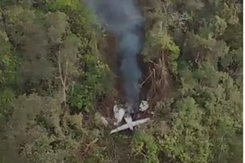 Pesawat SAM Air yang Hilang Kontak di Yalimo Ditemukan dalam Kondisi Hancur