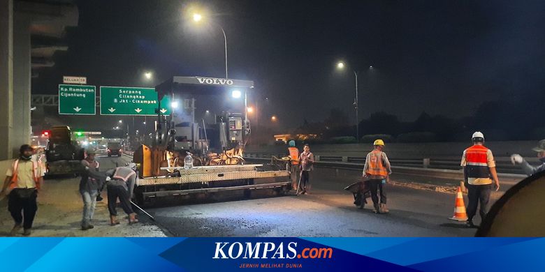 Persiapkan Perjalanan, Ada Perbaikan di Tol JORRS, Bakter