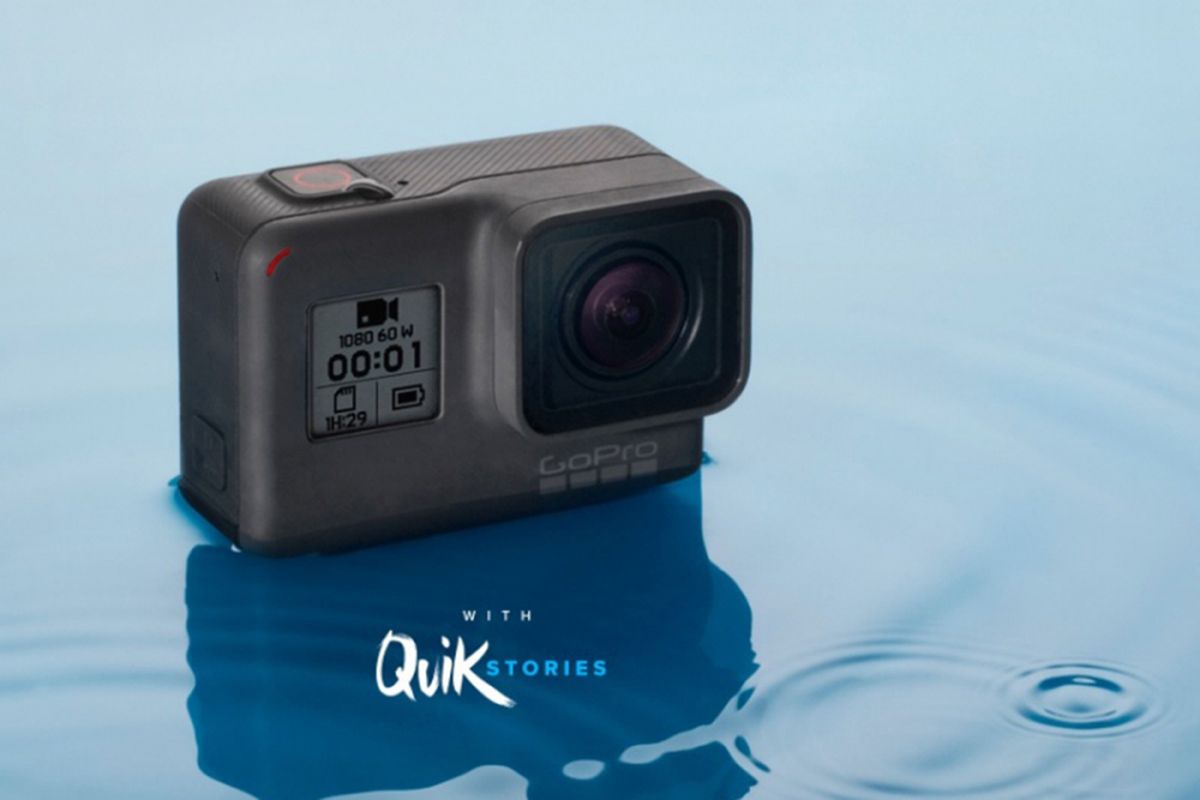 Kamera aksi GoPro Hero yang baru.