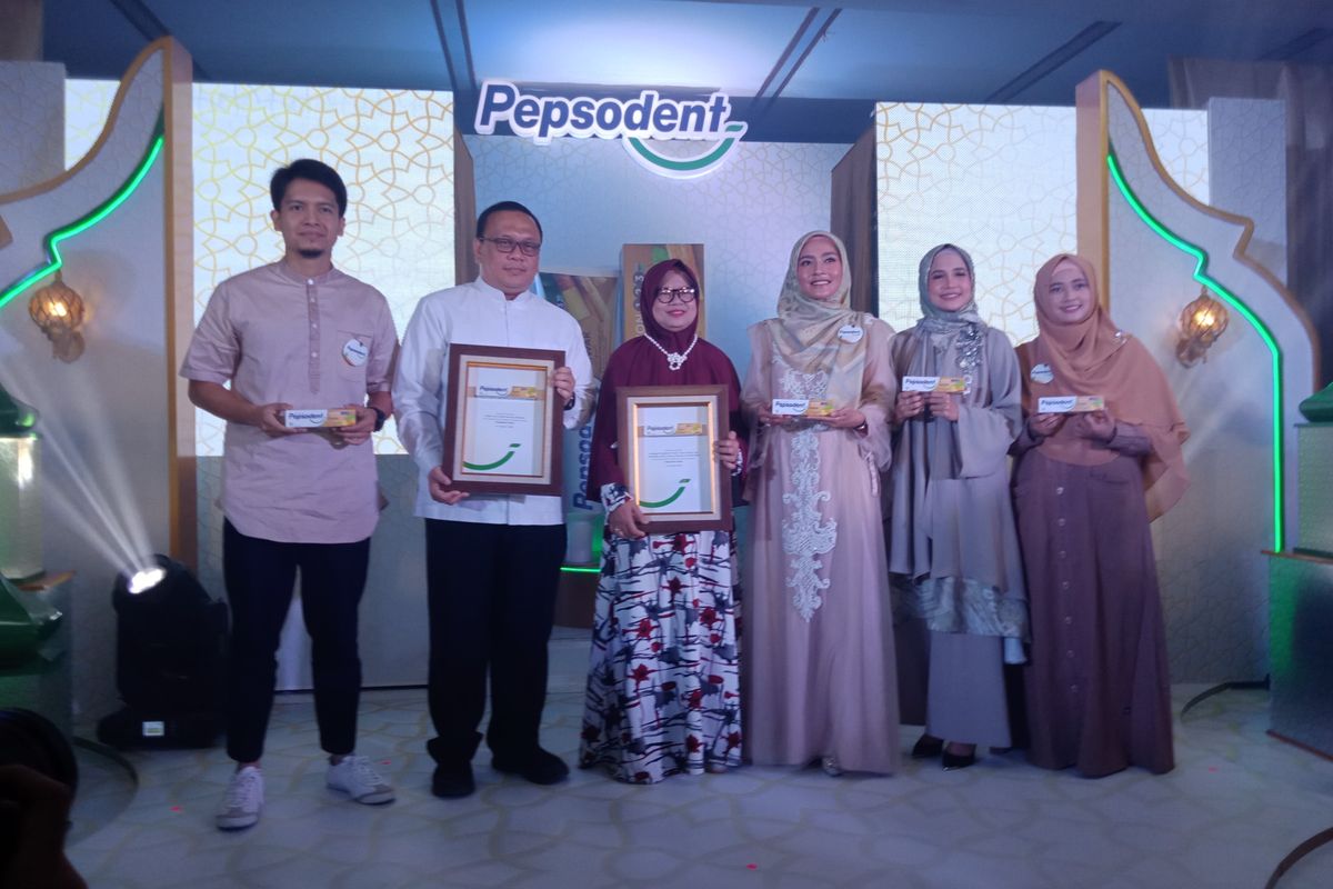 Peluncuran Pepsodent Siwak di kawasan Menteng, Jakarta Pusat, Jumat (31/1/2020).