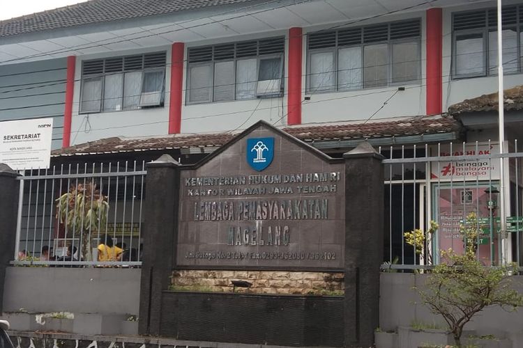 Lembaga Pemasyarakatan Kelas IIA Magelang, Kamis (18/1/2024).