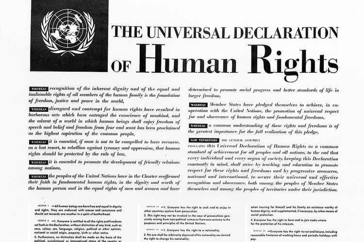 Terbitnya Deklarasi Universal Hak Asasi Manusia