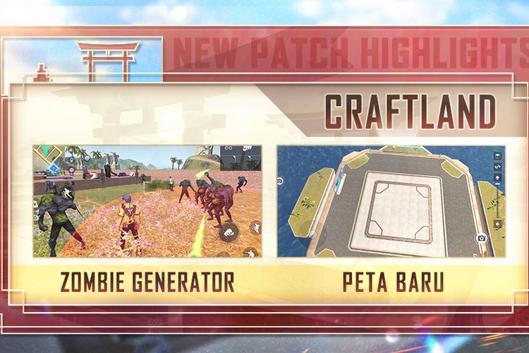 Update baru Free Fire hadirkan mode Zombie Generator dan area baru.