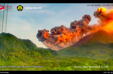 Senin Sore, Gunung Merapi Keluarkan 2 Kali Awan Panas Guguran