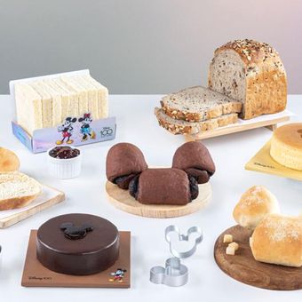 Roti bertema Disney kolaborasi dengan Tous les Jours