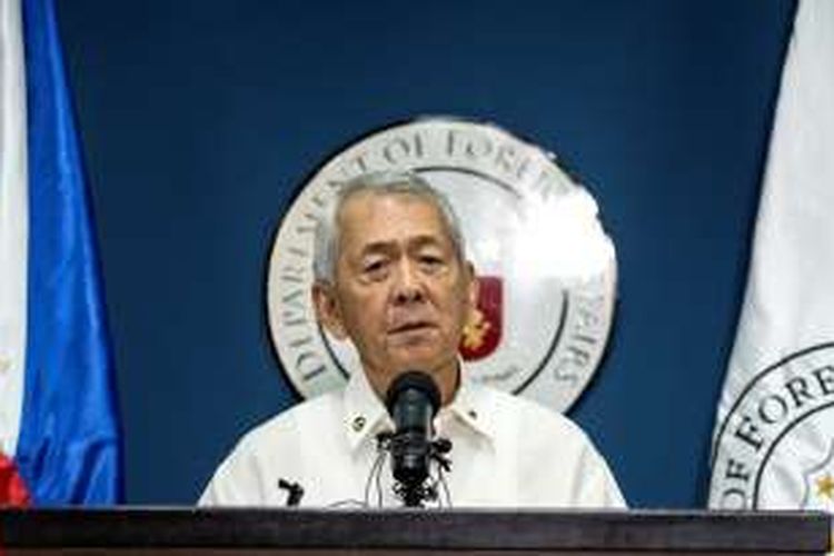 Menteri Luar Negeri Filipina, Perfecto Yasay.