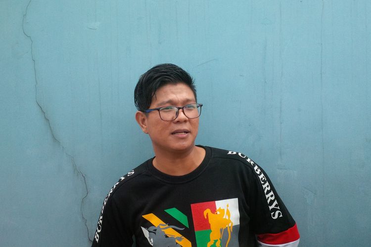 Andika Mahesa di Gedung Trans, Mampang Prapatan, Jakarta Selatan, Rabu (22/5/2019).(Kompas.com/Tri Susanto Setiawan)