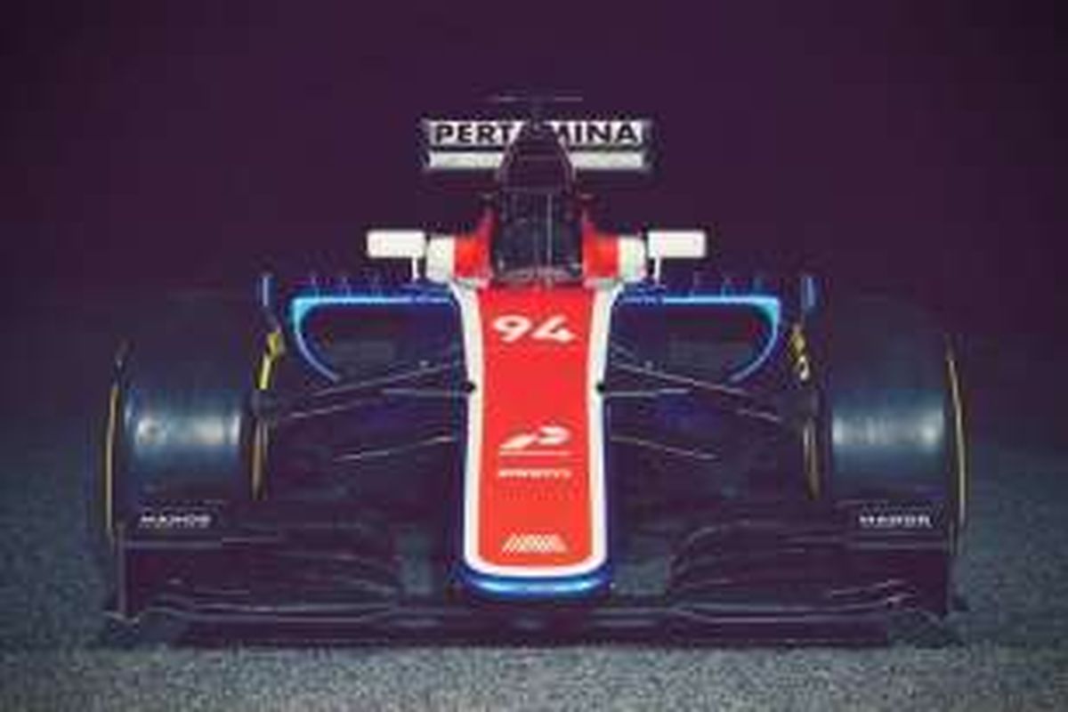 MRT05, mobil terbaru Manor yang akan dipakai oleh Pascal Wehrlein dan Rio Haryanto pada F1 2016. 