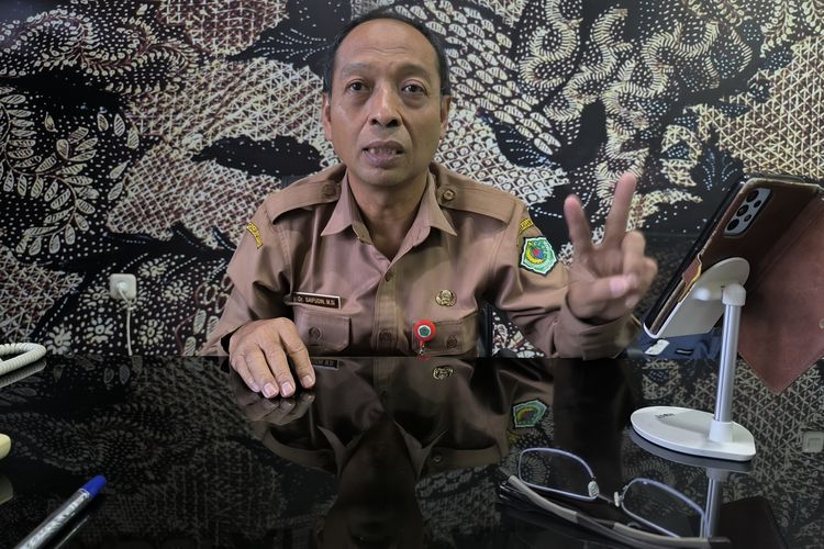 Kepala Dinkes Pamekasan Saifudin membenarkan kematian campak bertambah, Selasa (30/9/2025)