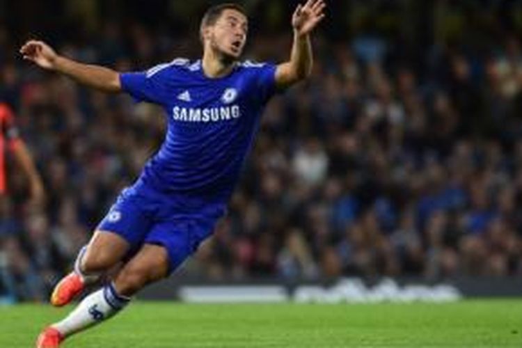 Gelandang Chelsea asal Belgia, Eden Hazard.