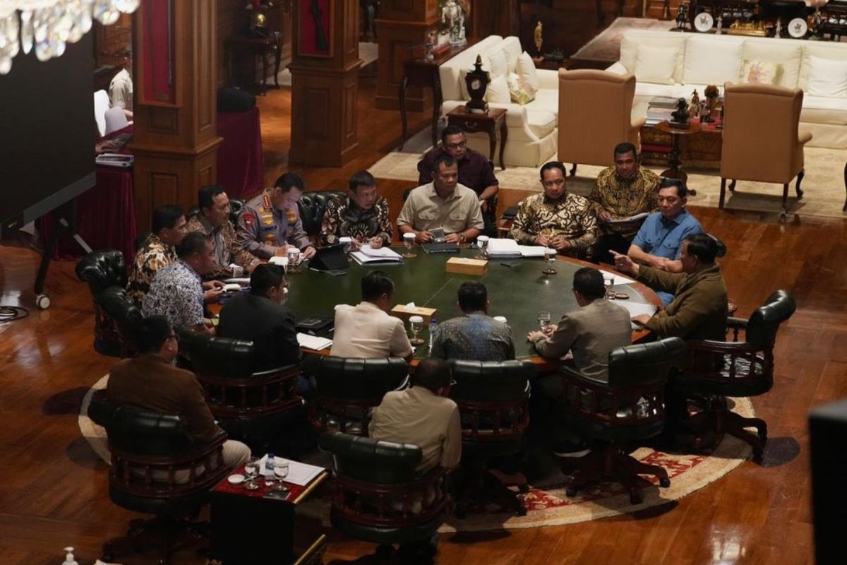 Prabowo Panggil Menhan, Panglima TNI, Kepala BIN hingga Kapolri di Hambalang, Ini Isi Pembicaraannya!