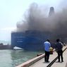 Kapal Feri Terbakar di Pelabuhan Indah Kiat Merak, Seratusan Penumpang Dievakuasi