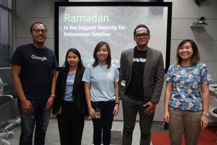 Google umumkan tren Ramadan 2018 berdasarkan kajian data tahun-tahun sebelumnya, Kamis (3/5/2018), di Kantor Google Indonesia, Jakarta.